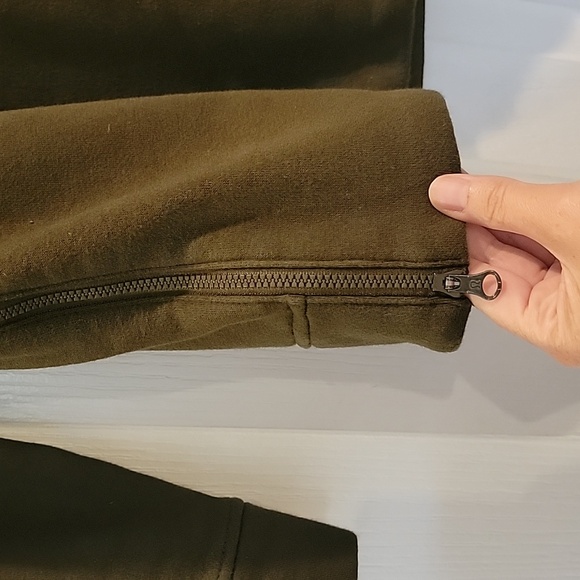 Lululemon Yes Fleece Pullover Crewneck - Military Green - 4 - Picture 10 of 13